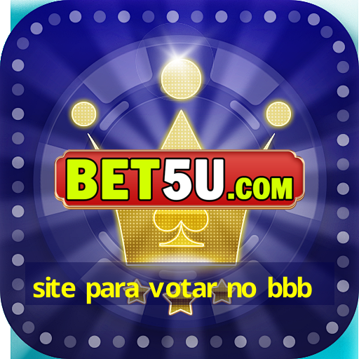 site para votar no bbb